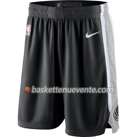 Homme Basket San Antonio Spurs Shorts Noir 2018-19 Nike Swingman